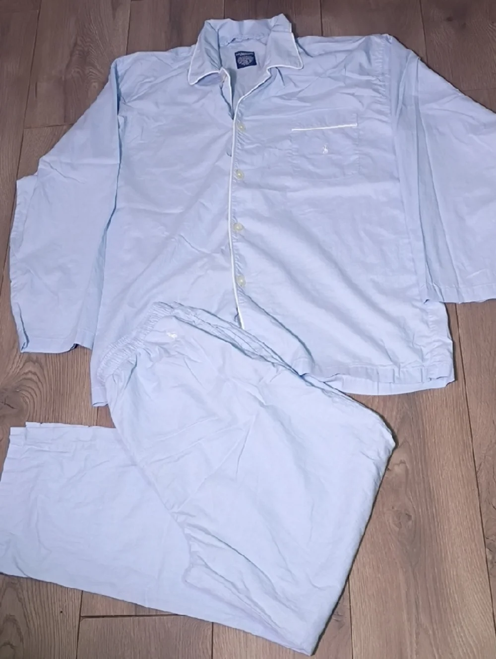 Polo by Ralph Lauren Light‎ Blue Sleepwear Set with Pants and Shirt